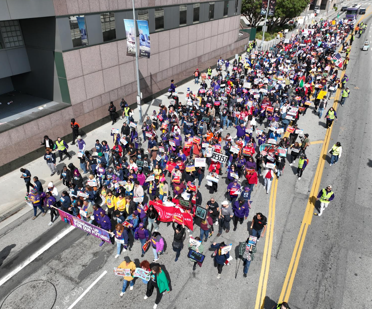 Progressive Coalition marched in solidarity against Trump’s agenda